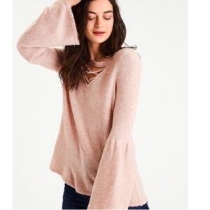 American eagle Bell sleeve sweater